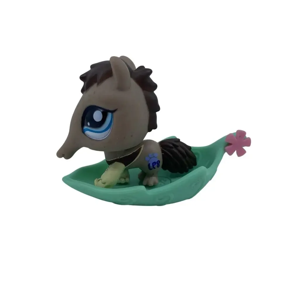 Littlest Pet Shop LPS #1518 Anteater Special Edition w/ Leaf Authentic Figure